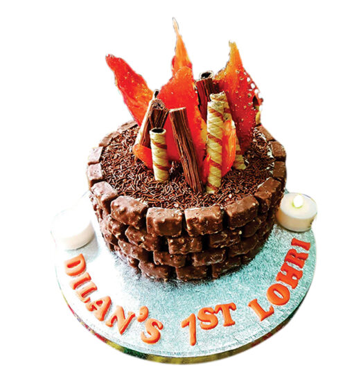 Lohri theme cake Flavour:... - Cakes Kreation by Shilpa jain | Facebook